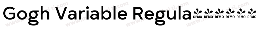 Gogh Variable Regula字体转换